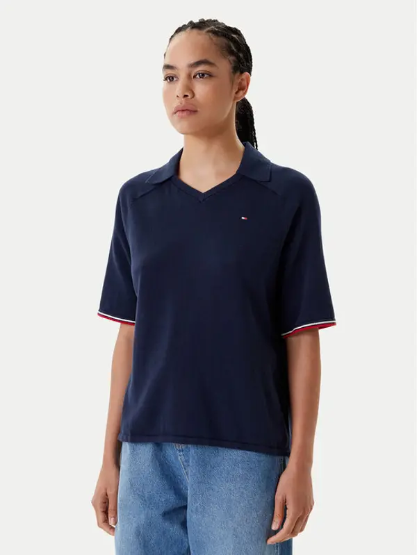 Tommy Hilfiger Tommy Hilfiger Polo WW0WW45694 Écru Regular Fit
