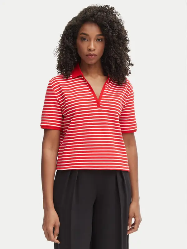 Tommy Hilfiger Tommy Hilfiger Polo WW0WW48720 Crvena Relaxed Fit