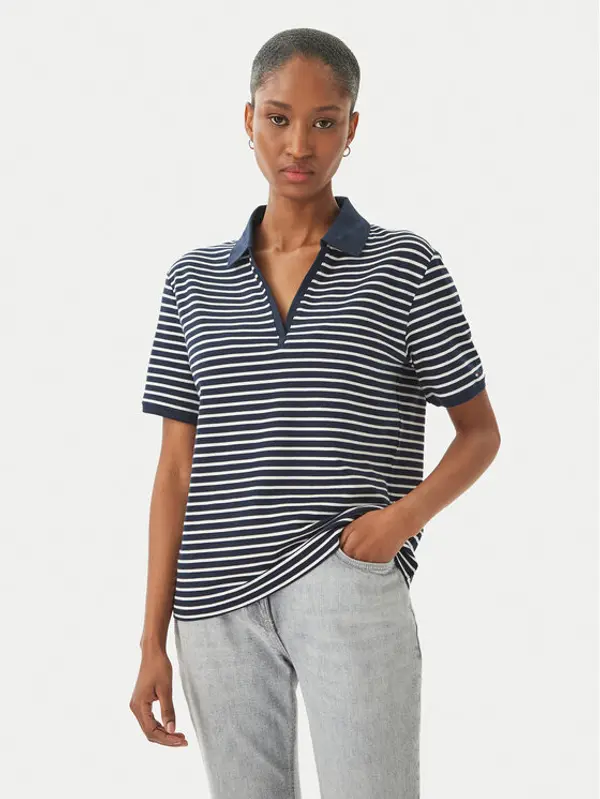 Tommy Hilfiger Tommy Hilfiger Polo WW0WW48720 Tamnoplava Relaxed Fit