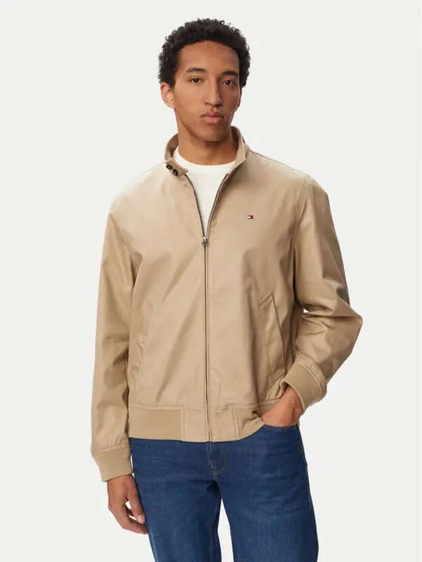 Tommy Hilfiger Tommy Hilfiger Prijelazna jakna Classic Harrington MW0MW43468 Bež Regular Fit