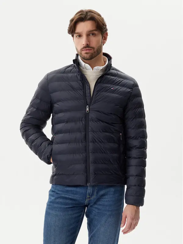 Tommy Hilfiger Tommy Hilfiger Prijelazna jakna Core Packable MW0MW39990 Tamnoplava Regular Fit