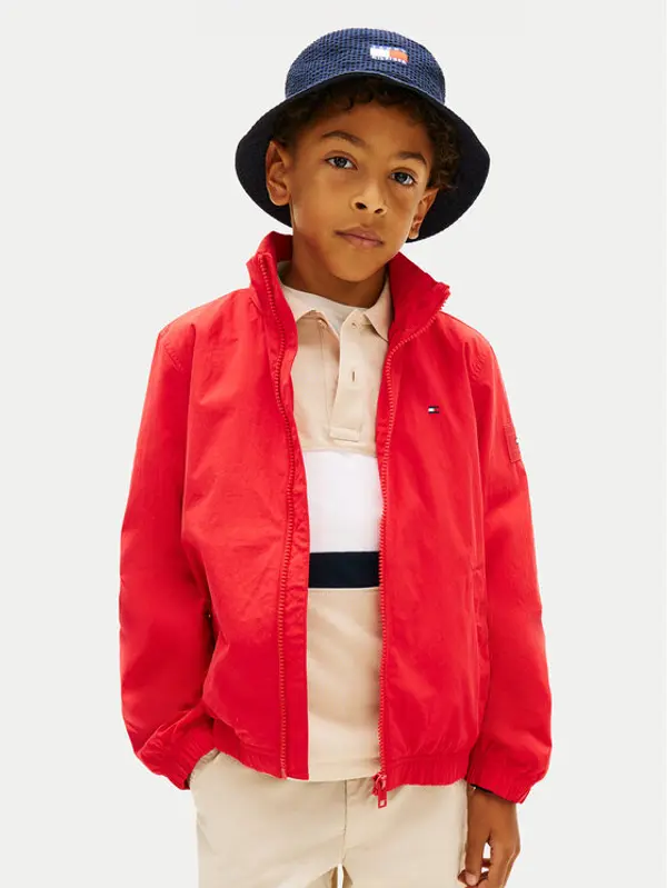 Tommy Hilfiger Tommy Hilfiger Prijelazna jakna Essential KB0KB10396 Crvena Regular Fit