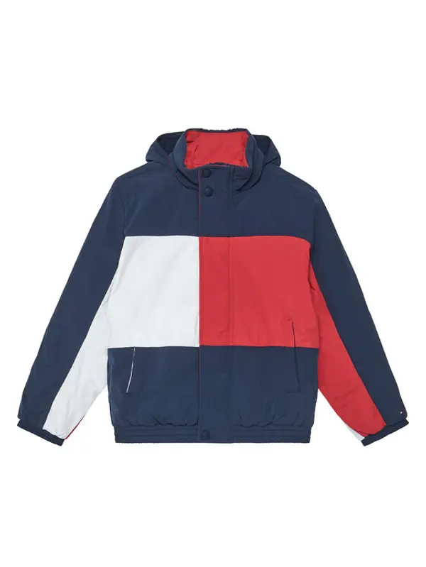Tommy Hilfiger Tommy Hilfiger Prijelazna jakna KS0KS00704 Tamnoplava Regular Fit