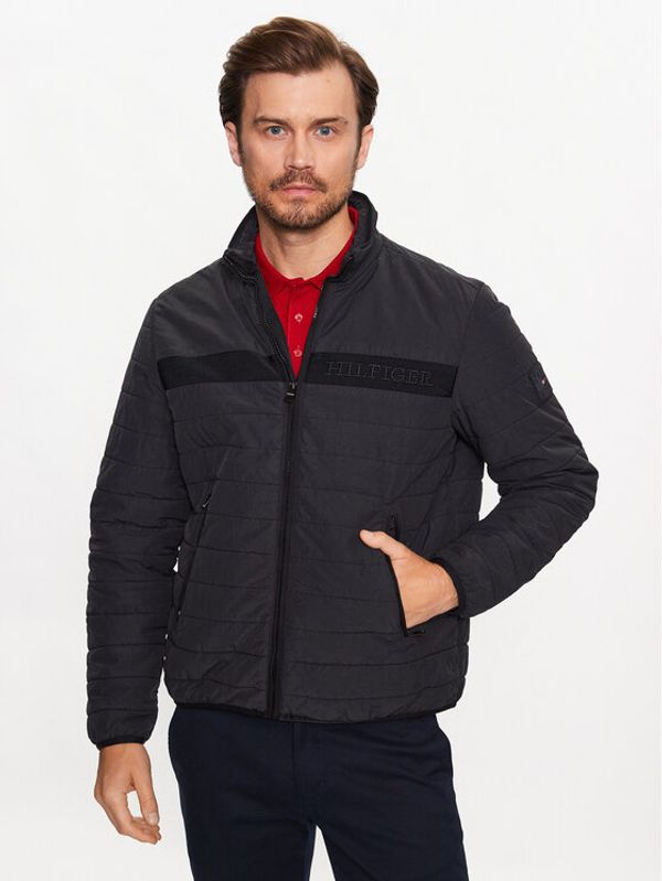 Tommy Hilfiger Tommy Hilfiger Prijelazna jakna MW0MW31638 Crna Regular Fit