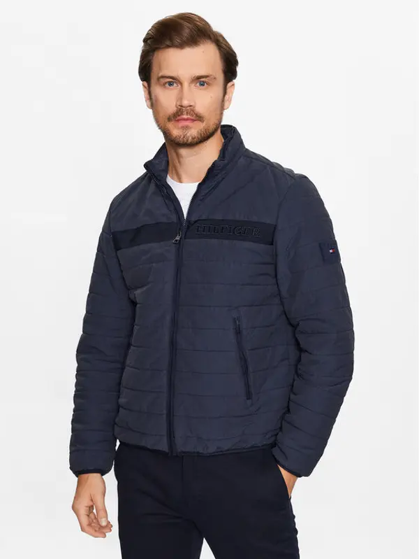 Tommy Hilfiger Tommy Hilfiger Prijelazna jakna MW0MW31638 Tamnoplava Regular Fit