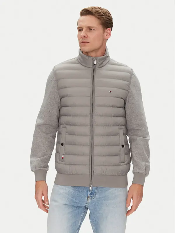 Tommy Hilfiger Tommy Hilfiger Prijelazna jakna MW0MW37461 Siva Regular Fit