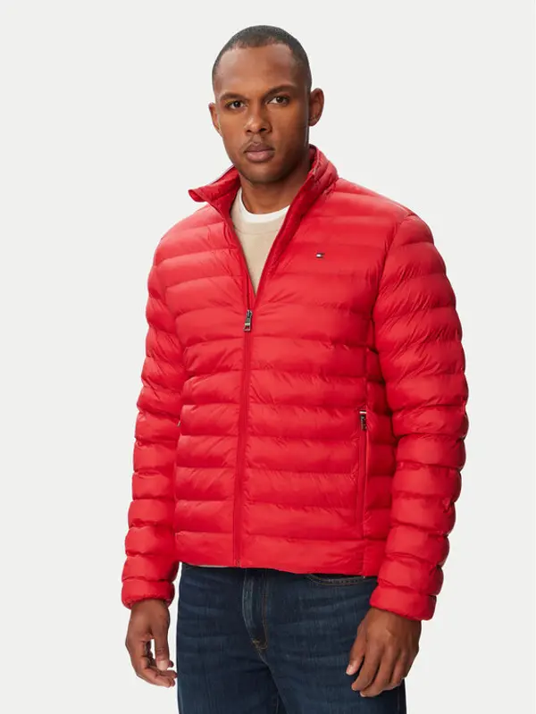 Tommy Hilfiger Tommy Hilfiger Prijelazna jakna MW0MW37634 Crvena Regular Fit
