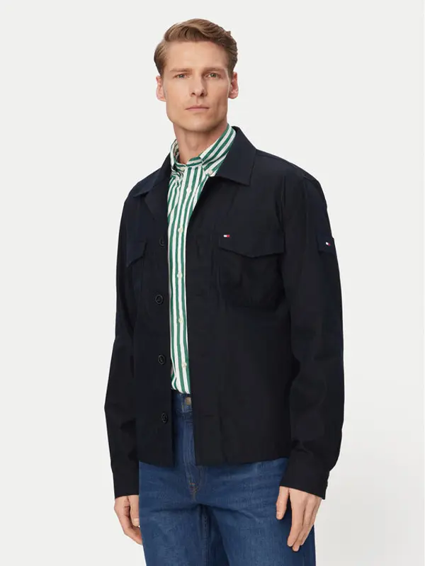 Tommy Hilfiger Tommy Hilfiger Prijelazna jakna MW0MW38712 Tamnoplava Regular Fit