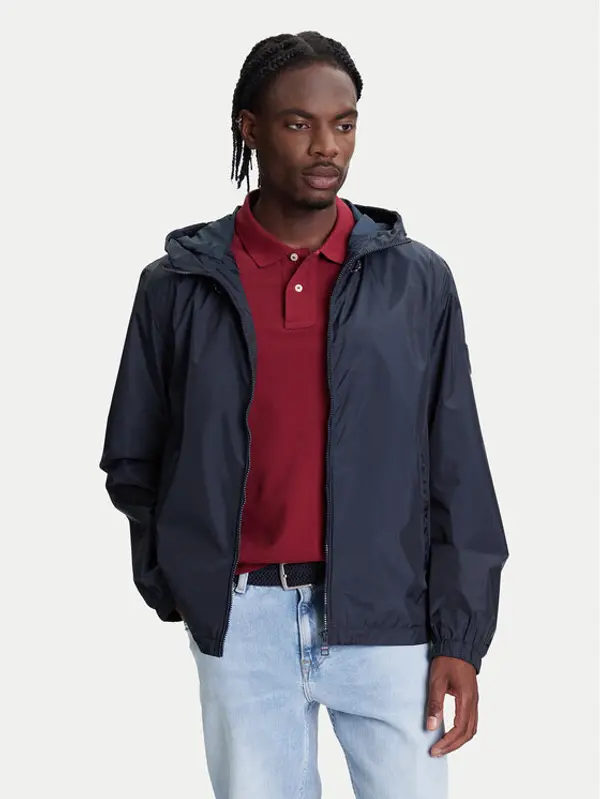 Tommy Hilfiger Tommy Hilfiger Prijelazna jakna MW0MW40225 Tamnoplava Regular Fit