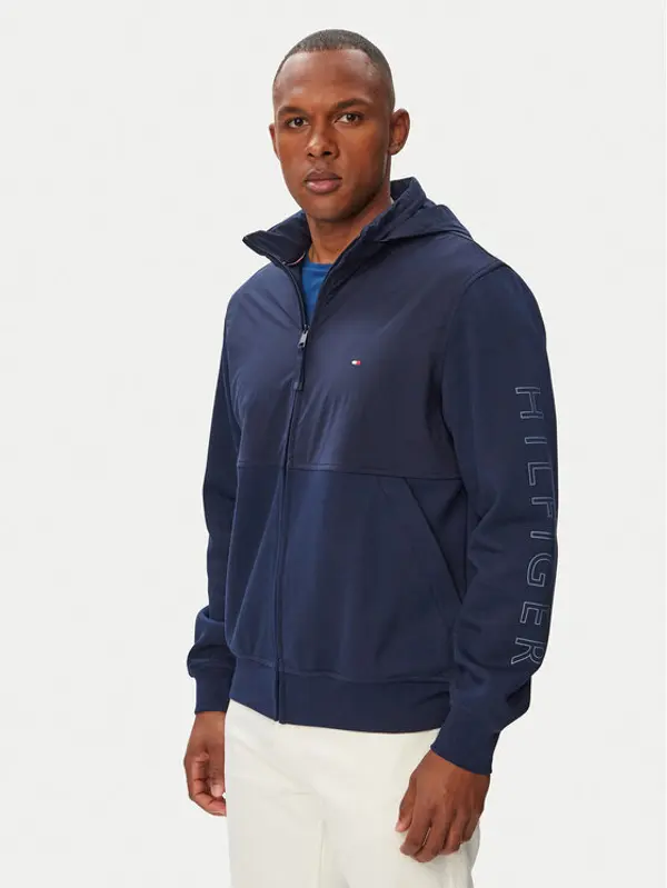 Tommy Hilfiger Tommy Hilfiger Prijelazna jakna MW0MW43443 Tamnoplava Regular Fit