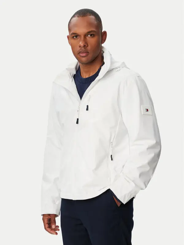Tommy Hilfiger Tommy Hilfiger Prijelazna jakna MW0MW44299 Bijela Regular Fit