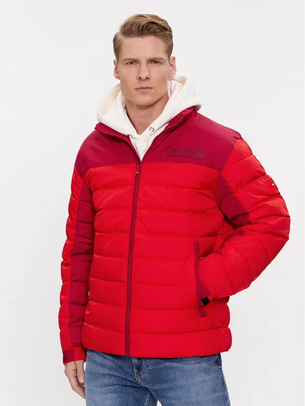 Tommy Hilfiger Tommy Hilfiger Prijelazna jakna New York MW0MW33734 Crvena Regular Fit