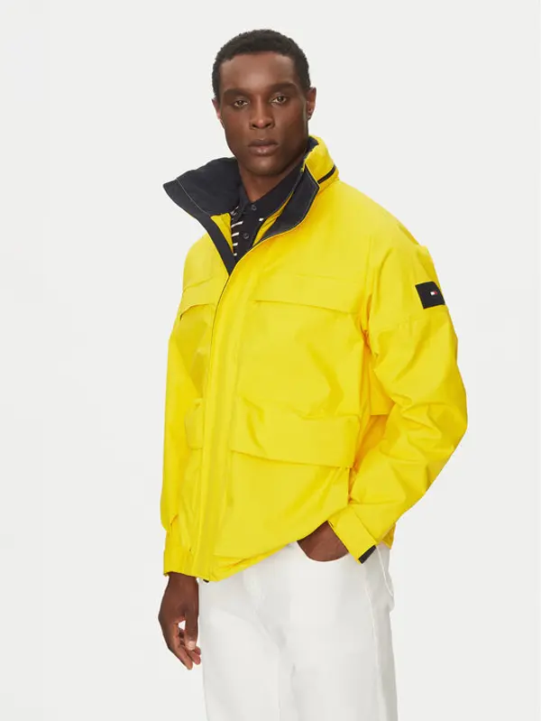 Tommy Hilfiger Tommy Hilfiger Prijelazna jakna Regatta Mid Length Jacket MW0MW39200 Žuta Loose Fit