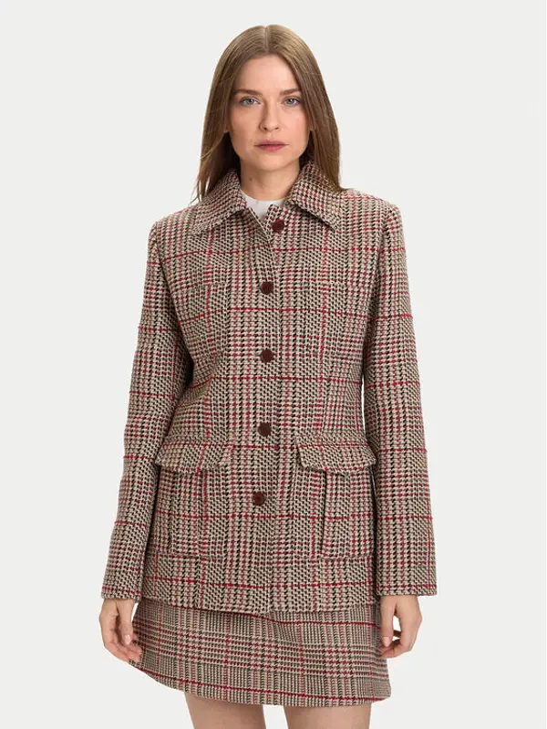 Tommy Hilfiger Tommy Hilfiger Prijelazna jakna Seasonal WW0WW46656 Bež Slim Fit