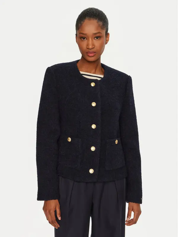 Tommy Hilfiger Tommy Hilfiger Prijelazna jakna WW0WW44340 Tamnoplava Regular Fit