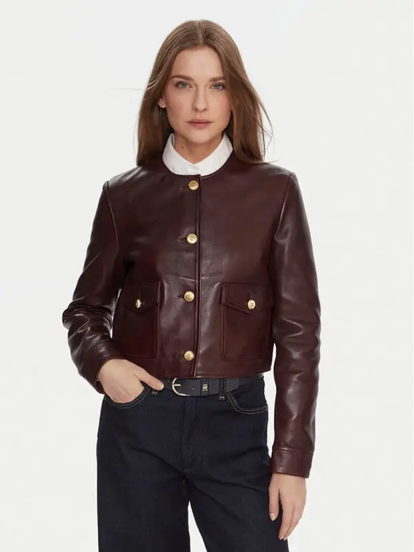 Tommy Hilfiger Tommy Hilfiger Prijelazna jakna WW0WW46861 Tamnocrvena Regular Fit