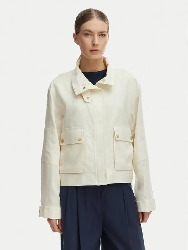 Tommy Hilfiger Tommy Hilfiger Prijelazna jakna WW0WW48616 Bež Relaxed Fit