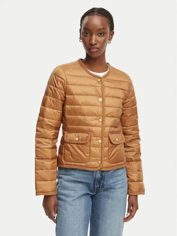 Tommy Hilfiger Tommy Hilfiger Prijelazna jakna WW0WW49660 Svijetlo smeđa Slim Fit