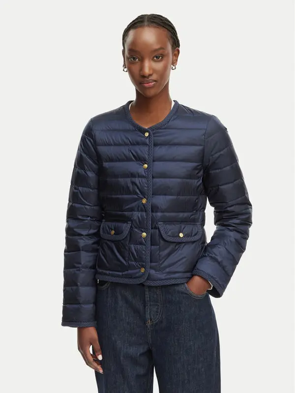 Tommy Hilfiger Tommy Hilfiger Prijelazna jakna WW0WW49660 Tamnoplava Slim Fit