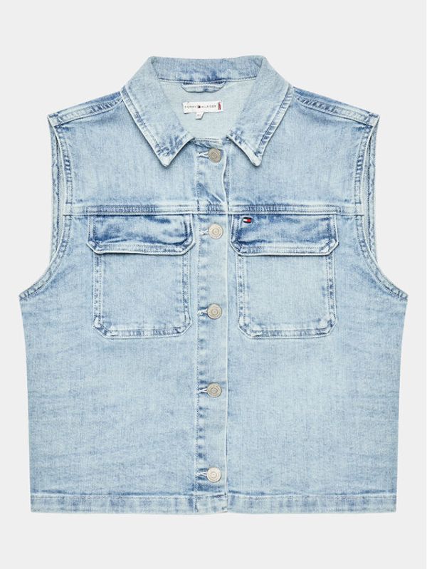 Tommy Hilfiger Tommy Hilfiger Prsluk KG0KG07225 D Svijetloplava Regular Fit