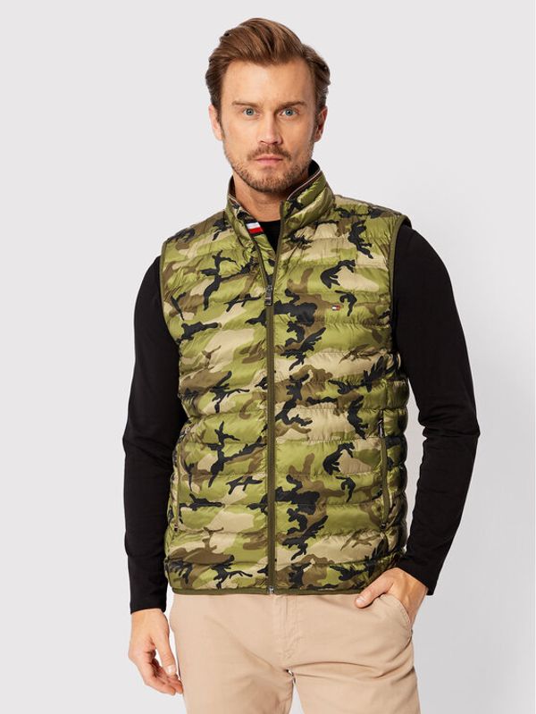 Tommy Hilfiger Tommy Hilfiger Prsluk MW0MW18762 Zelena Regular Fit