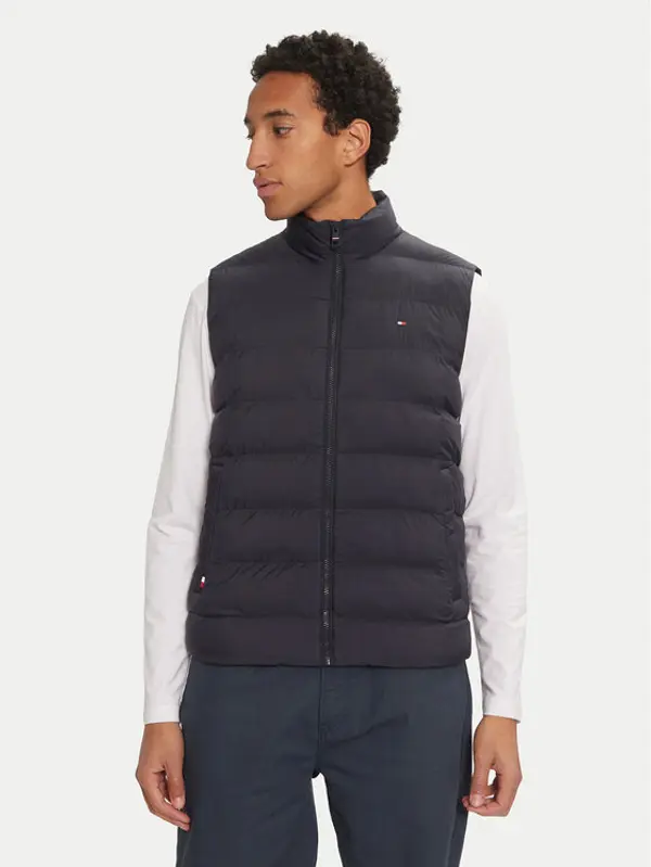 Tommy Hilfiger Tommy Hilfiger Prsluk MW0MW37255 Tamnoplava Regular Fit