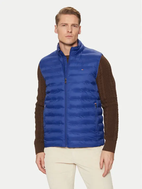 Tommy Hilfiger Tommy Hilfiger Prsluk MW0MW37677 Plava Regular Fit