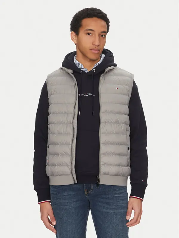 Tommy Hilfiger Tommy Hilfiger Prsluk MW0MW38982 Siva Regular Fit