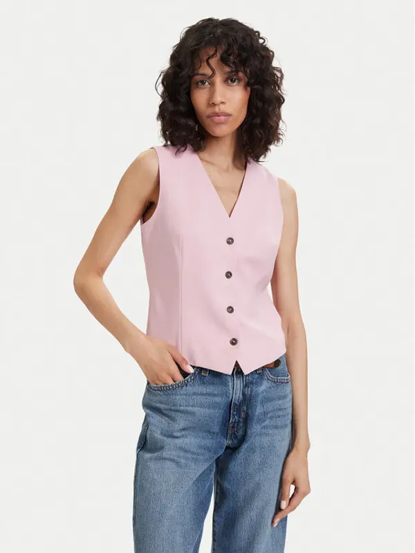 Tommy Hilfiger Tommy Hilfiger Prsluk WW0WW48882 Ružičasta Regular Fit