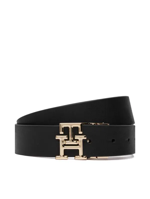 Tommy Hilfiger Tommy Hilfiger Remen Th Logo Rev 3.0 Pebble AW0AW18691 Crna