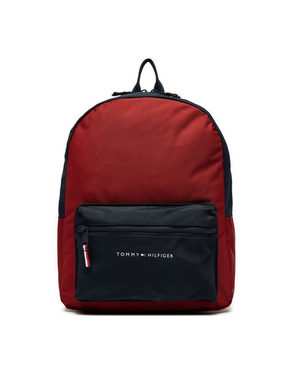 Tommy Hilfiger Tommy Hilfiger Ruksak Essential Colorblock Backpack AU0AU01917 Crvena