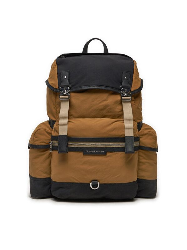 Tommy Hilfiger Tommy Hilfiger Ruksak Premium Nylon Backpack AM0AM12494 Smeđa