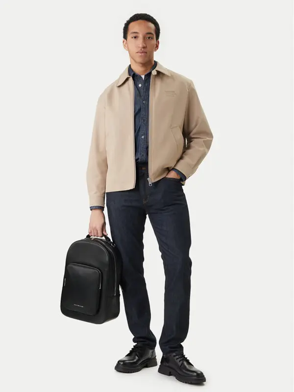 Tommy Hilfiger Tommy Hilfiger Ruksak Th Business Leather Backpack AM0AM14162 Crna