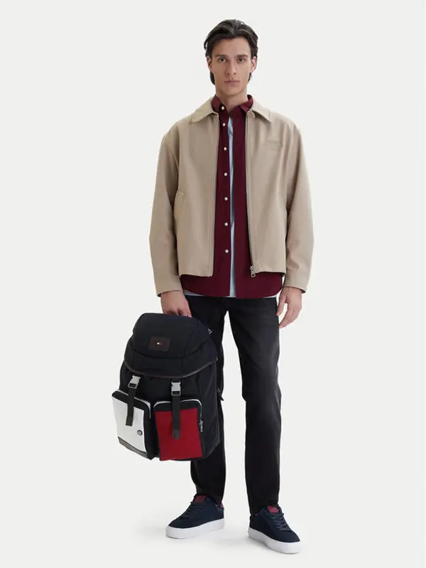 Tommy Hilfiger Tommy Hilfiger Ruksak Th Casual Flag Backpack AM0AM14143 Tamnoplava