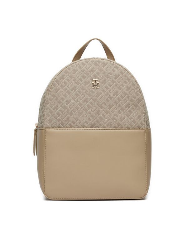 Tommy Hilfiger Tommy Hilfiger Ruksak Th Jacquard Backpack AW0AW17074 Bež