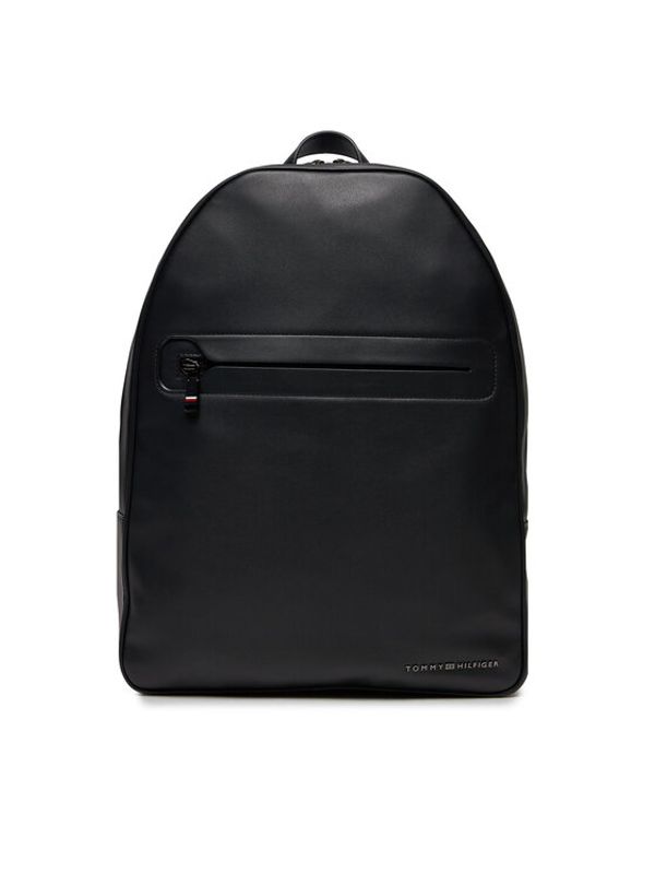 Tommy Hilfiger Tommy Hilfiger Ruksak Th Modern Pu Dome Backpack AM0AM12231 Crna