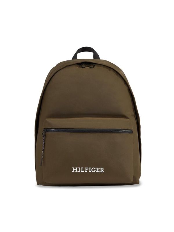 Tommy Hilfiger Tommy Hilfiger Ruksak Th Monotype Dome Backpack AM0AM12112 Zelena
