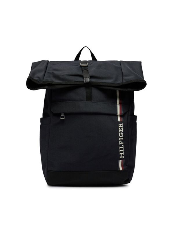 Tommy Hilfiger Tommy Hilfiger Ruksak Th Monotype Rolltop Backpack AM0AM11792 Tamnoplava