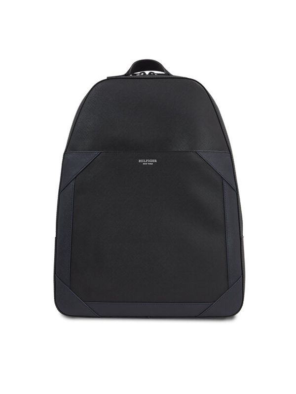 Tommy Hilfiger Tommy Hilfiger Ruksak Th Saffiano Backpack AM0AM12213 Crna