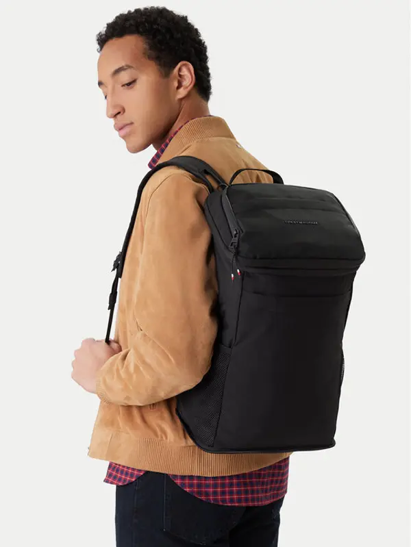 Tommy Hilfiger Tommy Hilfiger Ruksak Th Travel Packable Backpack AM0AM14037 Crna