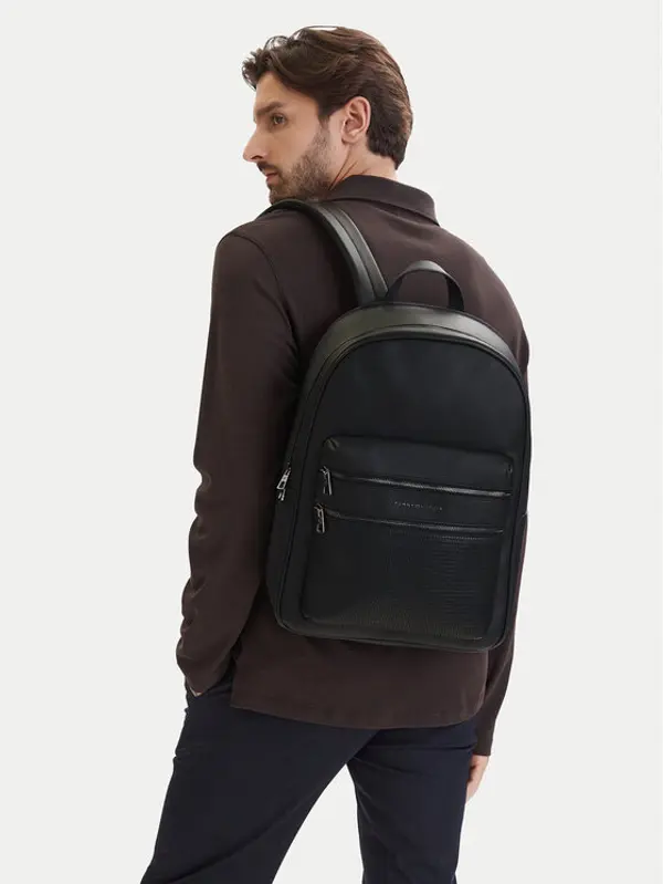 Tommy Hilfiger Tommy Hilfiger Ruksak Th Woven Backpack AM0AM14093 Crna