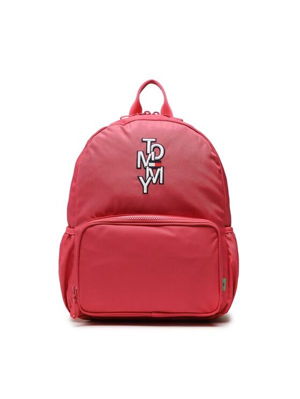 Tommy Hilfiger Tommy Hilfiger Ruksak Tommy Logo Backpack AU0AU01551 Ružičasta