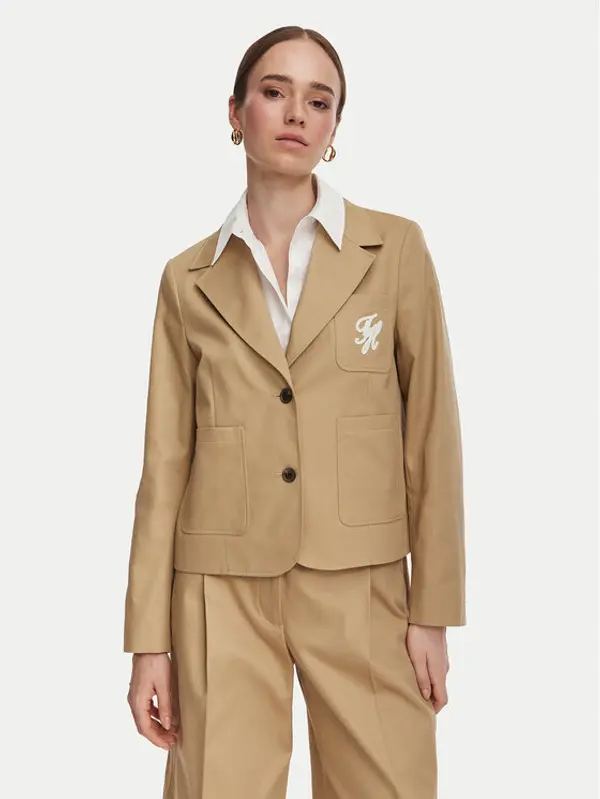 Tommy Hilfiger Tommy Hilfiger Sakoi Dressing WW0WW50146 Bež Regular Fit