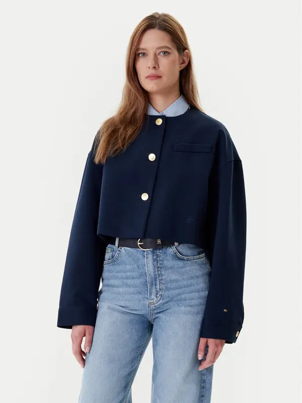 Tommy Hilfiger Tommy Hilfiger Sakoi WW0WW46519 Tamnoplava Relaxed Fit