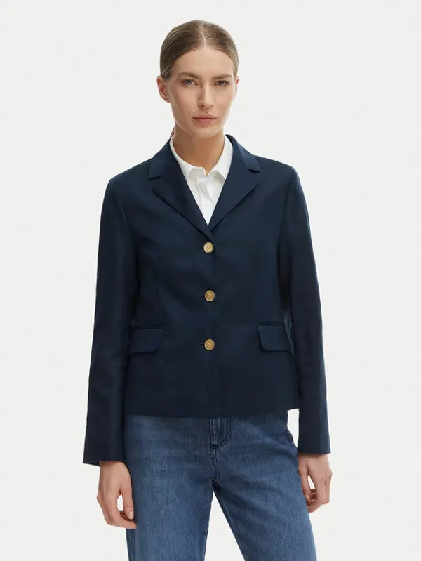Tommy Hilfiger Tommy Hilfiger Sakoi WW0WW49335 Tamnoplava Slim Fit