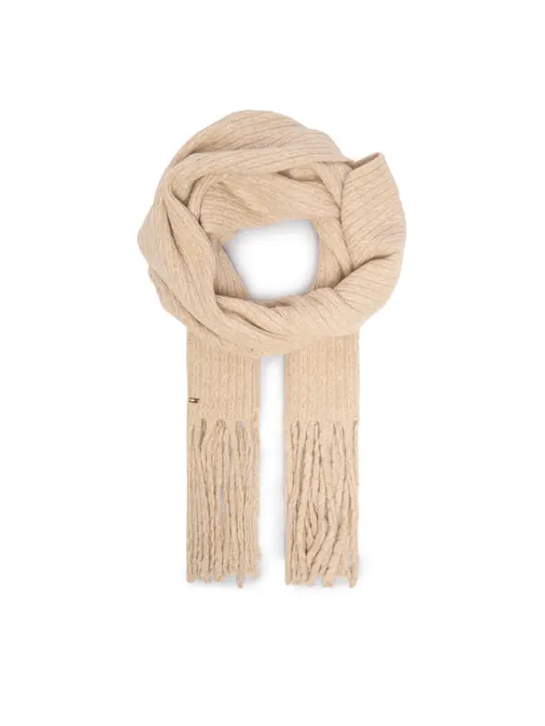 Tommy Hilfiger Tommy Hilfiger Šal Cable Enamel AW0AW17793 Bež