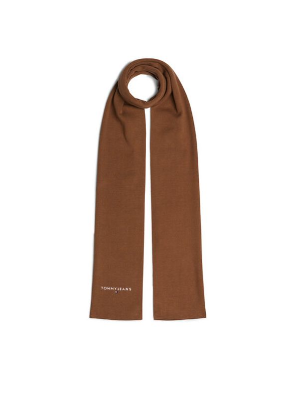 Tommy Hilfiger Tommy Hilfiger Šal Linear Logo AM0AM12649 Smeđa