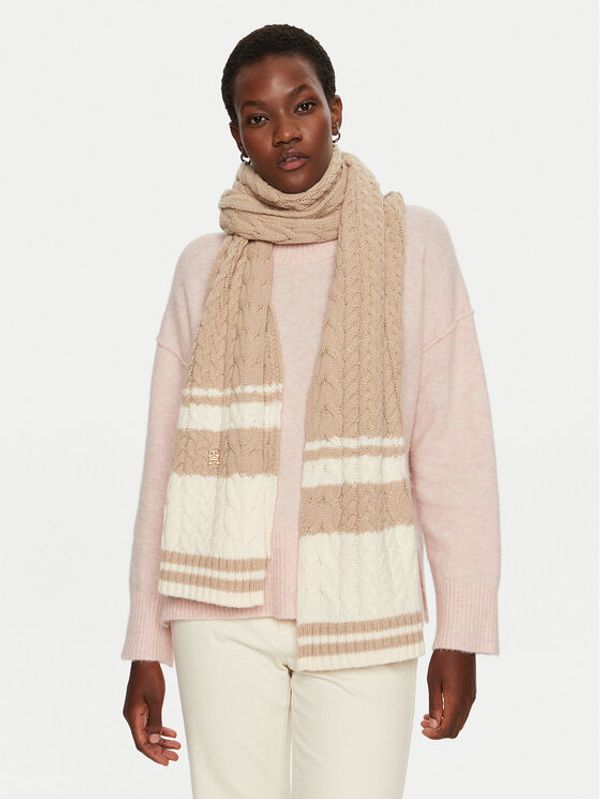 Tommy Hilfiger Tommy Hilfiger Šal Naval AW0AW16654 Bež