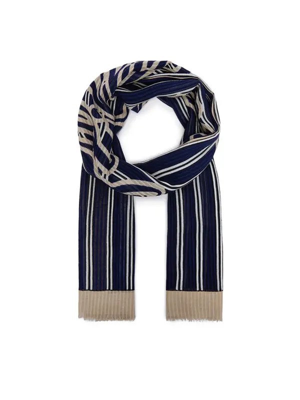 Tommy Hilfiger Tommy Hilfiger Šal Script AW0AW18869 Tamnoplava