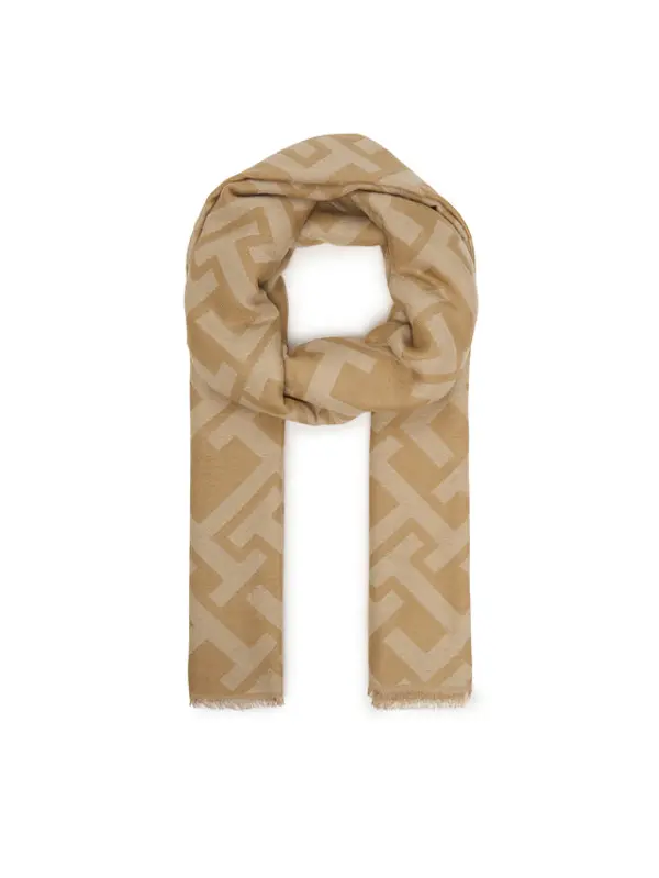 Tommy Hilfiger Tommy Hilfiger Šal Th Monogram Heavy Scarf AW0AW18051 Bež